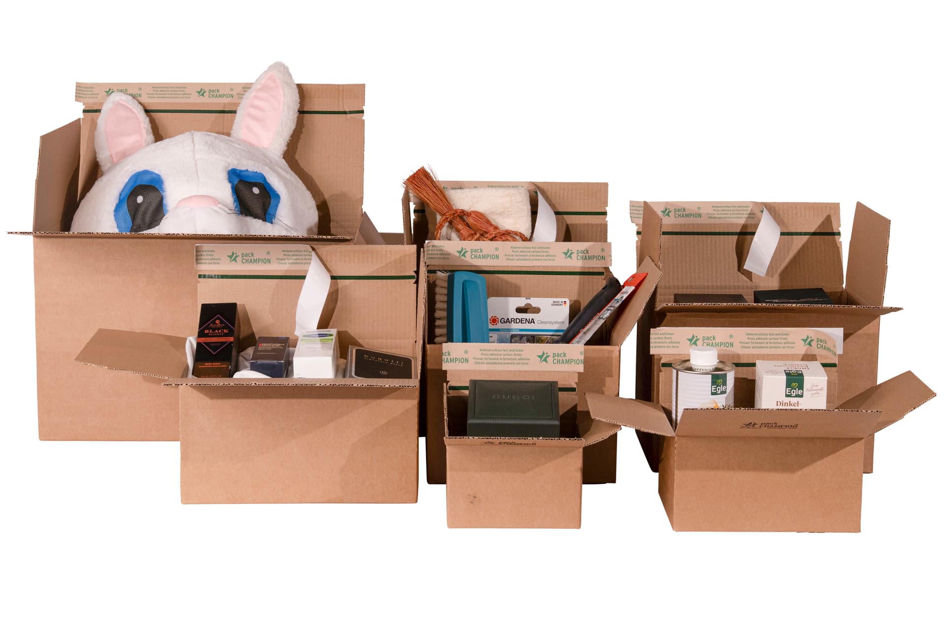 Height-variable auto-bottom box, single-wall