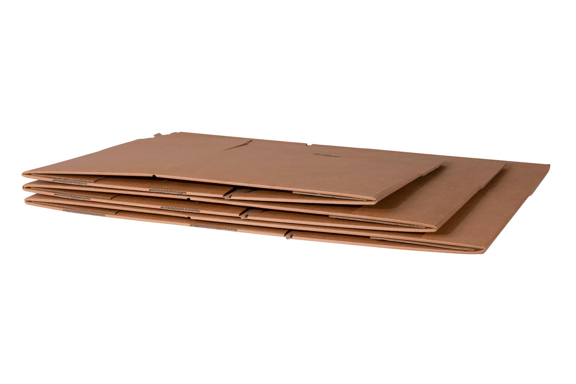 Height-variable auto-bottom box, double-wall