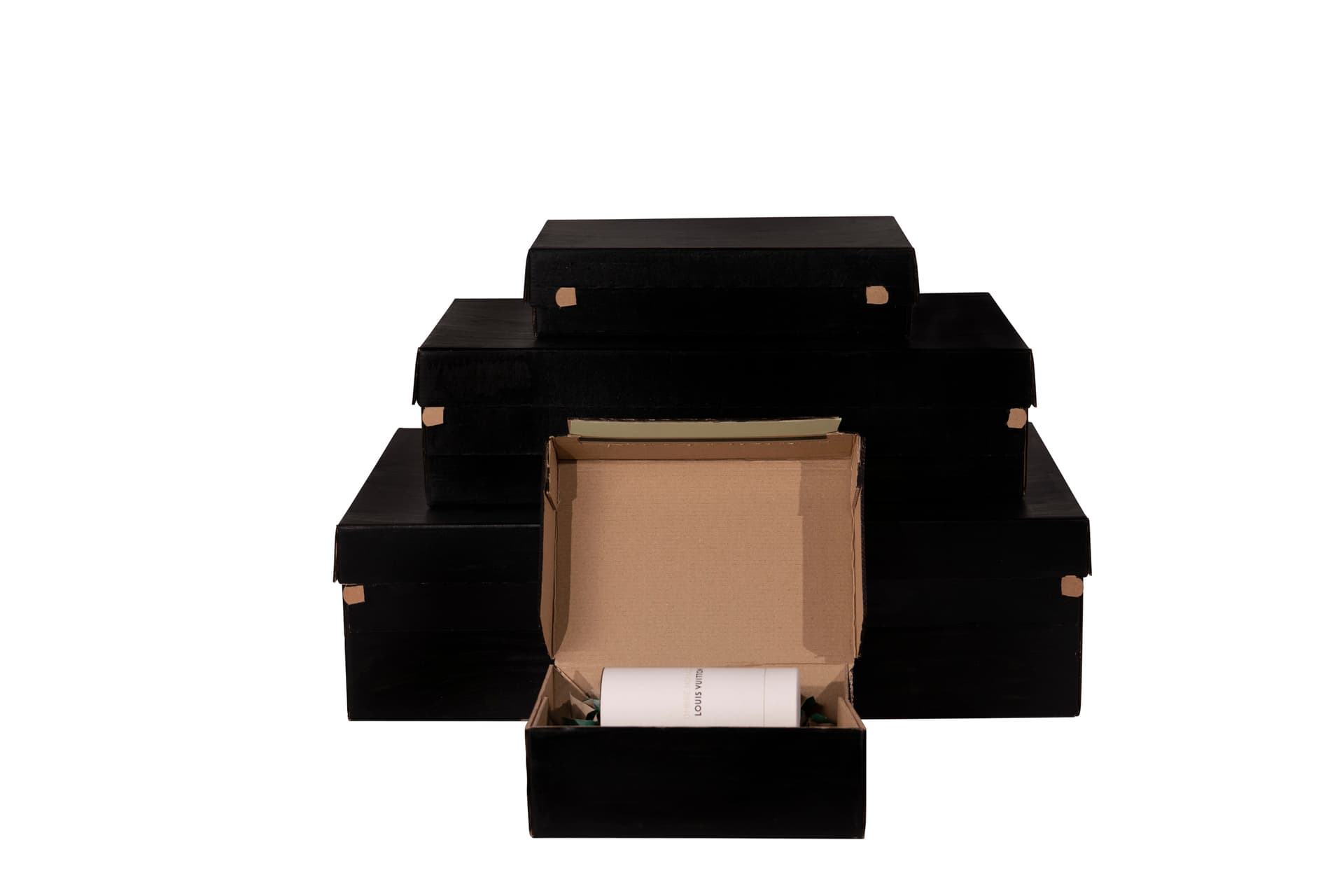 Versandbox 2-wellig DIN A5 schwarz 230x165x70 3