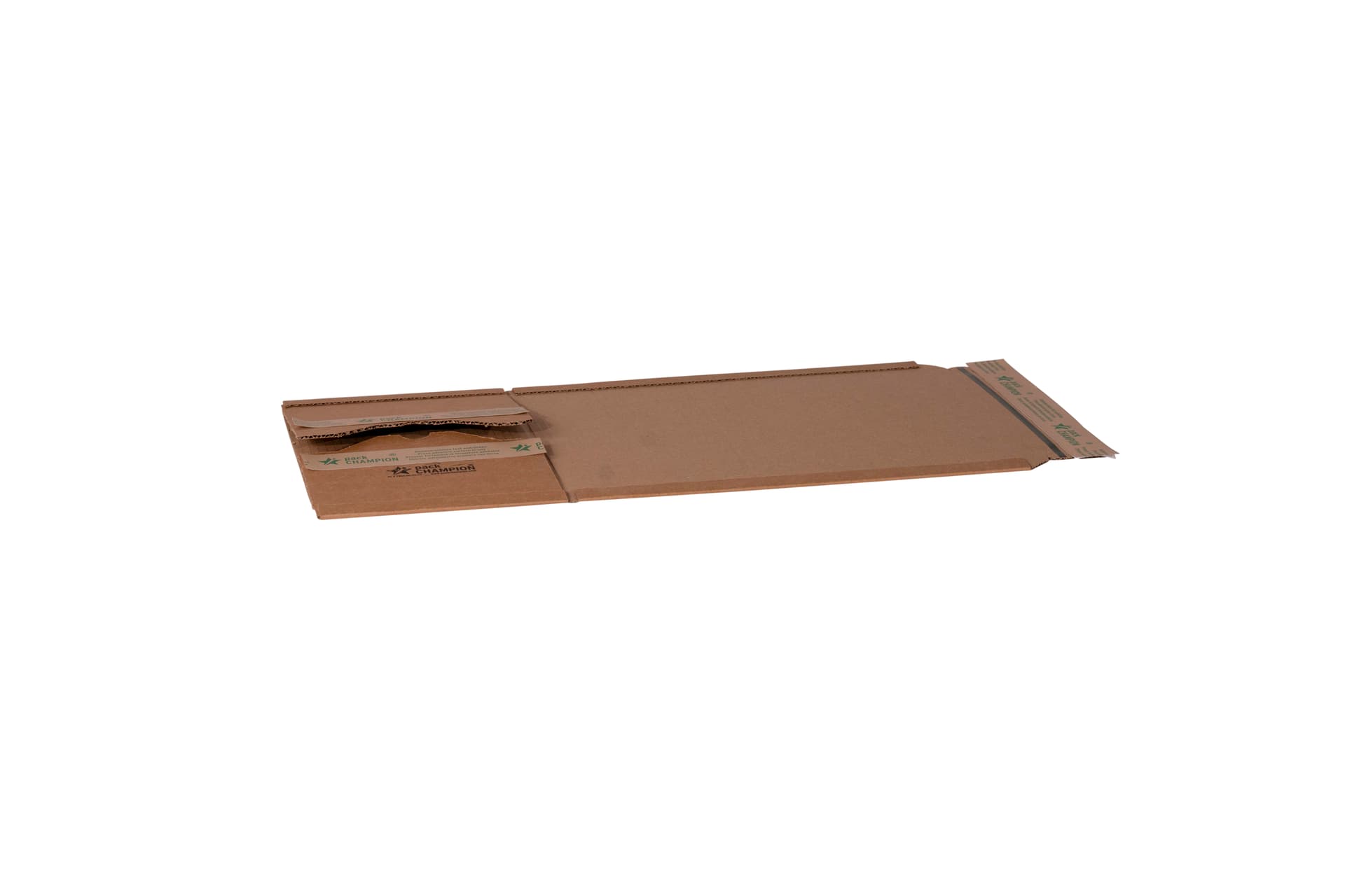 Wickelverpackung DIN B5 wiederverschließbar seitliche Packgutaufnahme 274x191x80